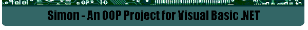 Simon - An OOP Project for Visual Basic .NET